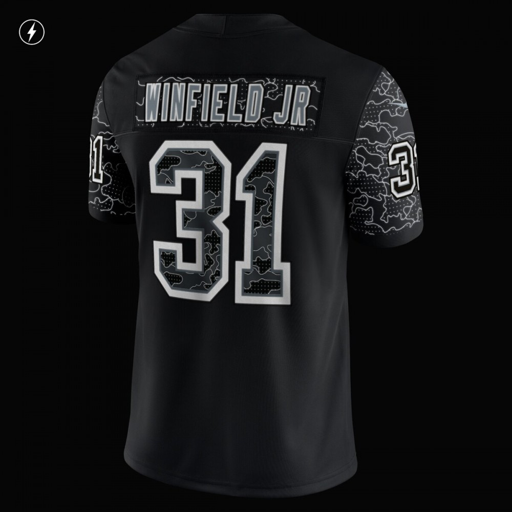 Antoine Winfield Jr. Tampa Bay Buccaneers Nike RFLCTV Limited Jersey - Black-GridironStore